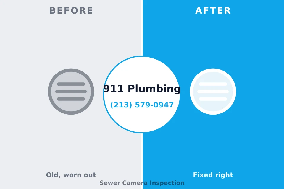 Before and after: plumbing repair East Palatka, FL